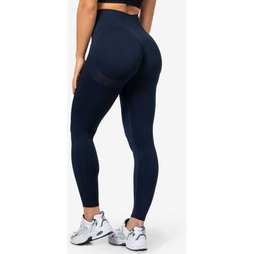 FAMME Peachy Scrunch Leggings Dark Blue S