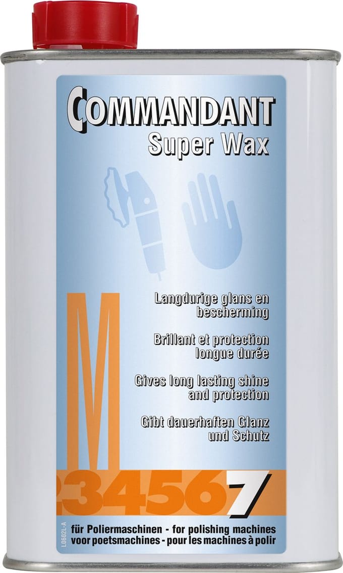 Commandant Super Wax M7 - Geeft diepe glans - Langdurige bescherming - Voor alle lakken/polyester - 500gr