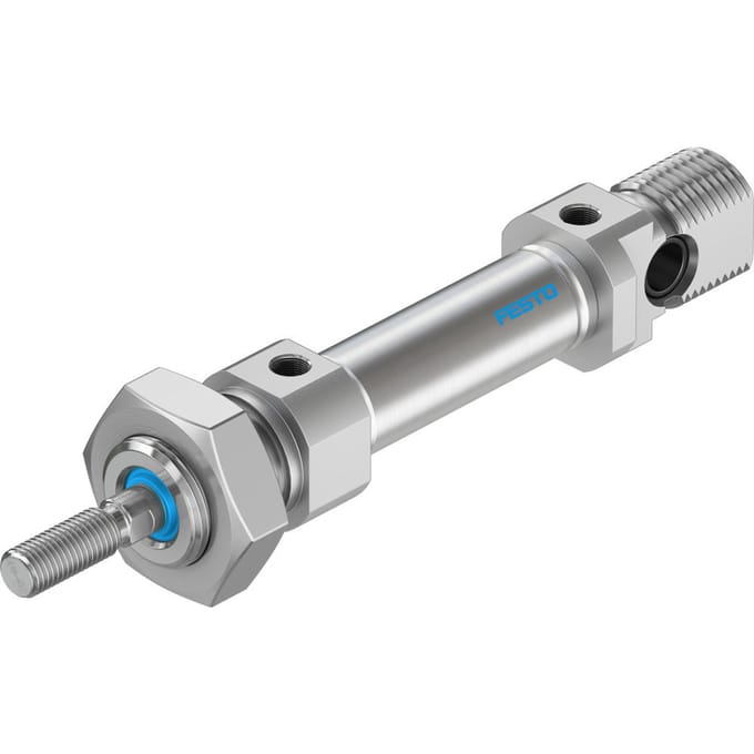 Festo Cilinder 12mm Boring 10mm Slag ISO 6432 Dubbelwerkend - 19189 - P2CS2