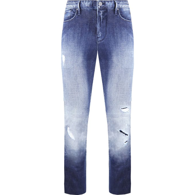 Emporio Armani Heren Blauwe Jeans