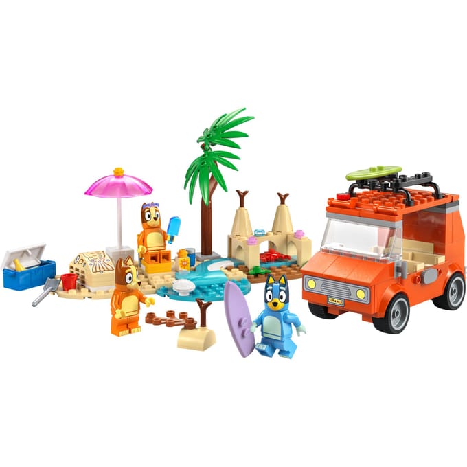 LEGO® Bluey: Bluey's Autorit naar het Strand, Bouwset - 11202