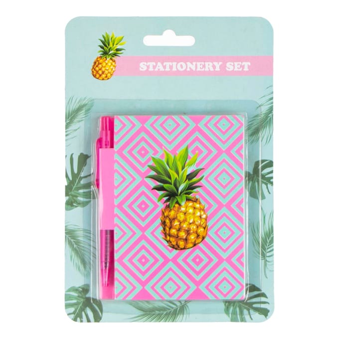 Ananas notitieboekje en pen