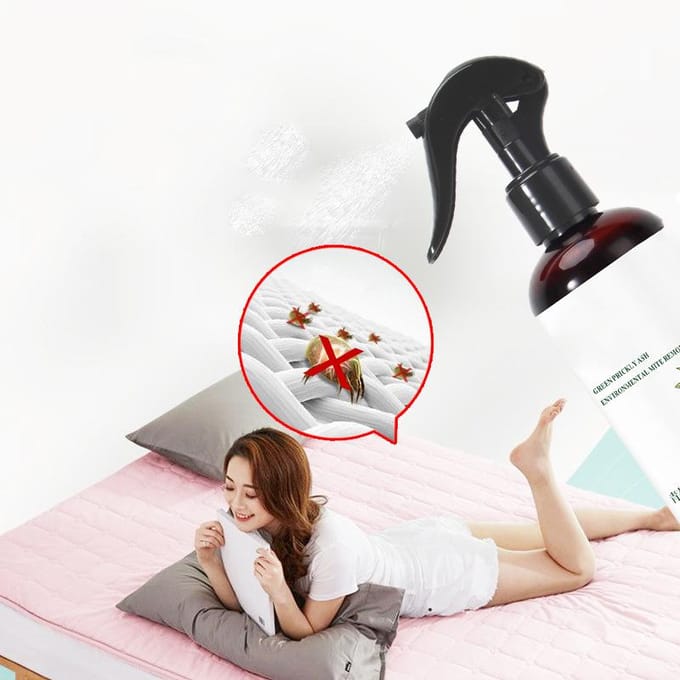Mijtdoder Groene Peper Milieubescherming Plastic Mijtverwijderaar Spuitbus voor Bed Sofa Thuis black