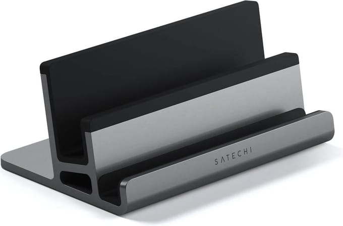 Satechi Dual Vertical Laptop Stand - geschikt voor MacBook, iPad en iPhone - Grijs