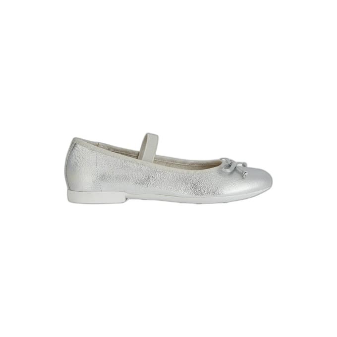 GEOX PLIE MEISJES Ballerina's - ZILVER - Maat 29