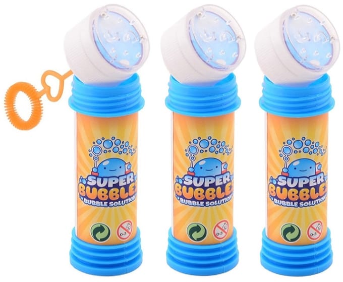 JohnToy Bellenblaas - 3x - 50 ml - Super Bubbles - buitenspeelgoed