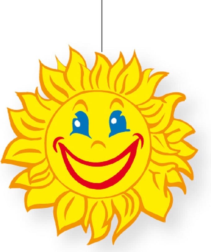 Zomer/lente feest thema zonnetjes versiering - Dia 28 cm - karton - feestartikelen