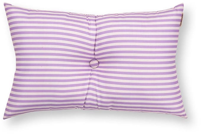 vtwonen Sierkussen - Gestreept - Kussen voor de Woonkamer - Lila - 35x55cm
