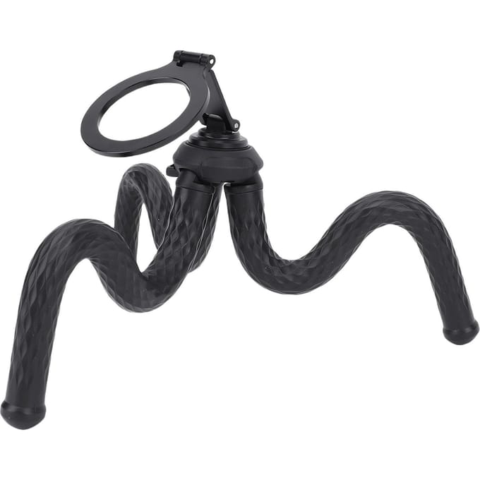 Magnetisch Flexibel Telefoonstatief met 1/4 Inch Schroef Draagbaar Buigbaar Camera Statief Standaard voor Video-opname gray