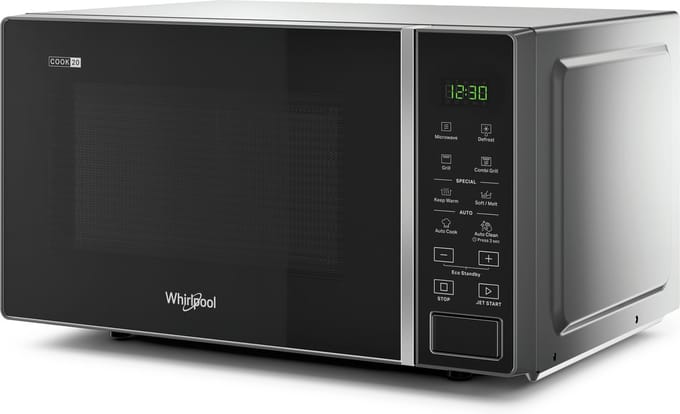 Whirlpool MWP 203 SB - Vrijstaande grill-magnetron - Cook 20 - 20 L