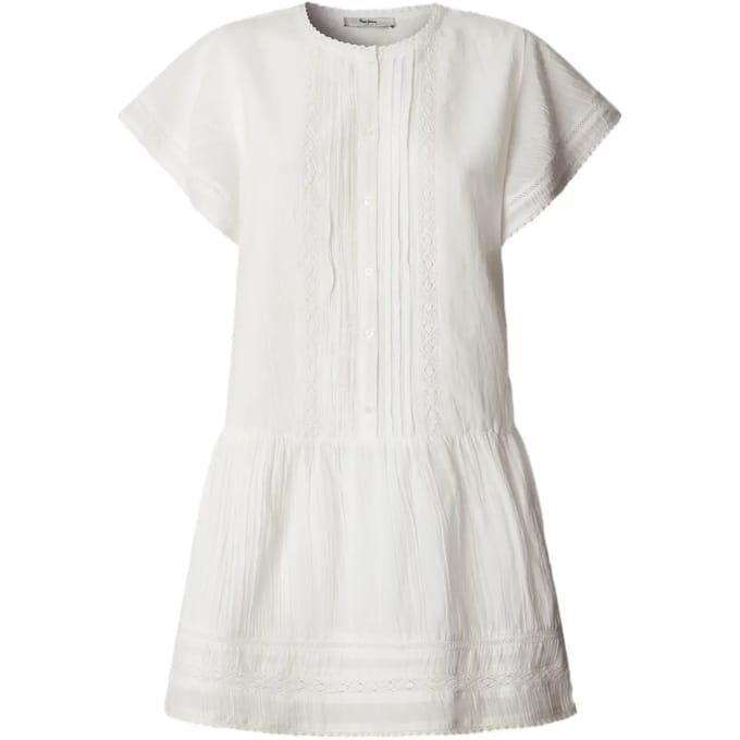 Mini-vrijetijdsjurk van mix van katoen en viscose model 'DESTIN'