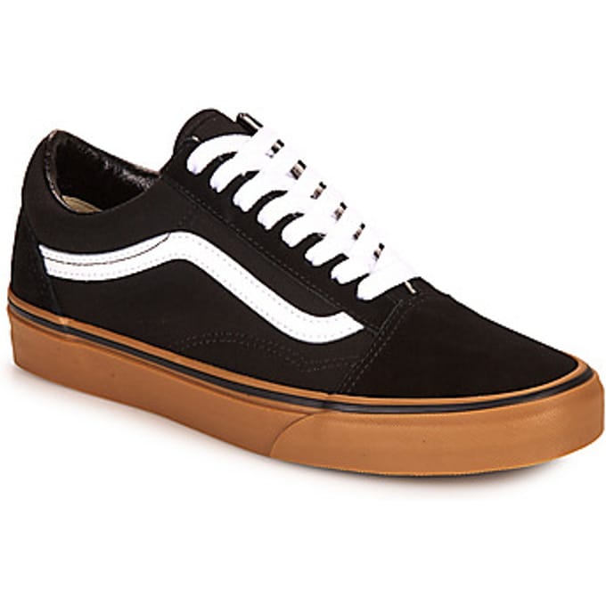 Vans Old Skool Gumsole Zwart/Wit