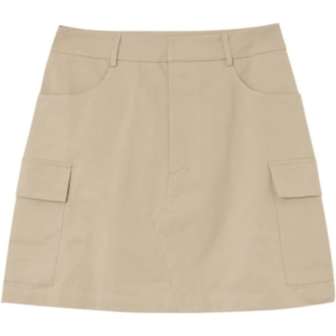 Beige korte cargo rok Mariah - Grace & Mila
