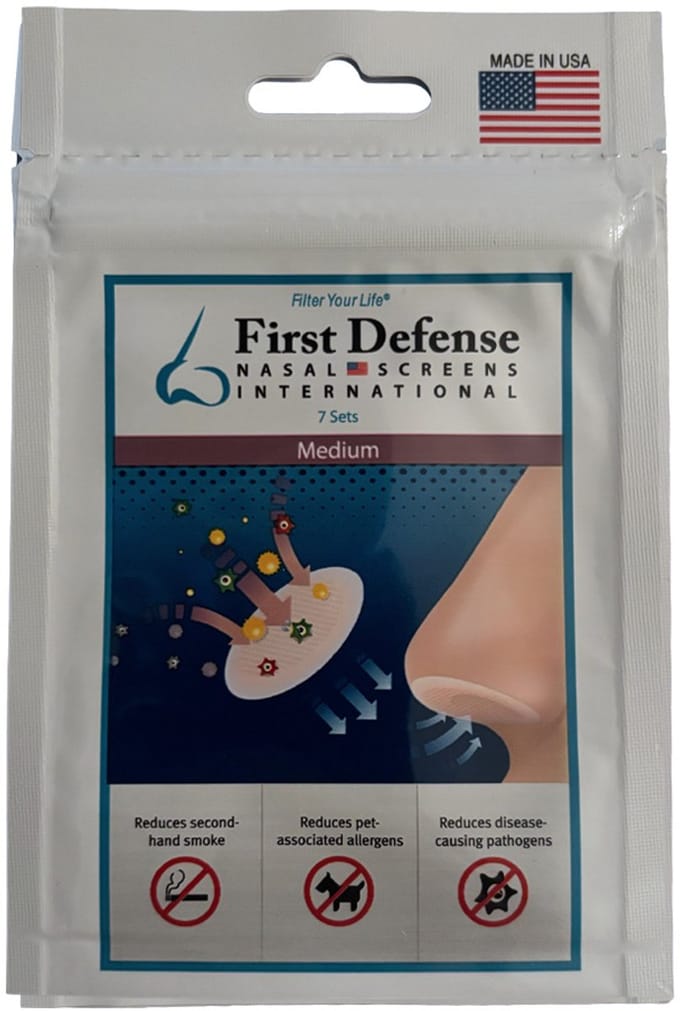 First Defense Nasel Screens - Neusfilters - Hooikoorts - Medium - 7 Stuks