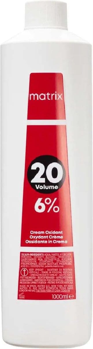 Matrix Cream Developer Oxidant 20 Vol 6% 1000ml