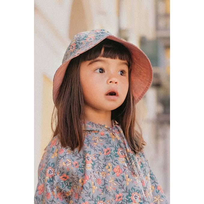 Louise Misha Rain Hat Granima Water Flowers Maat: 6-8Y | Accessoires Outlet | kids | Roze