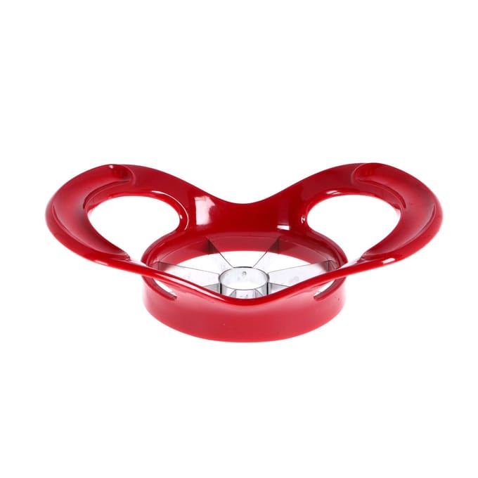 Metaltex - Appelboor - Appelsnijder - 20 x 11 x 5 cm - RVS - Rood