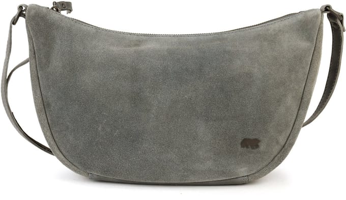 Bear Design Nola Jade Suede Leren Crossbodytas - Grijs