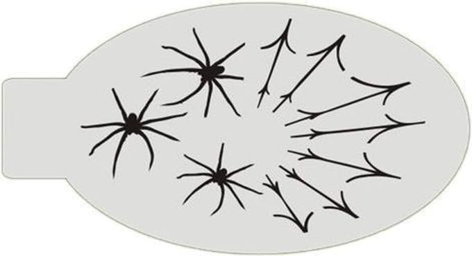 Schmink Sjabloon BadAss 1020 Spider - HALLOWEEN