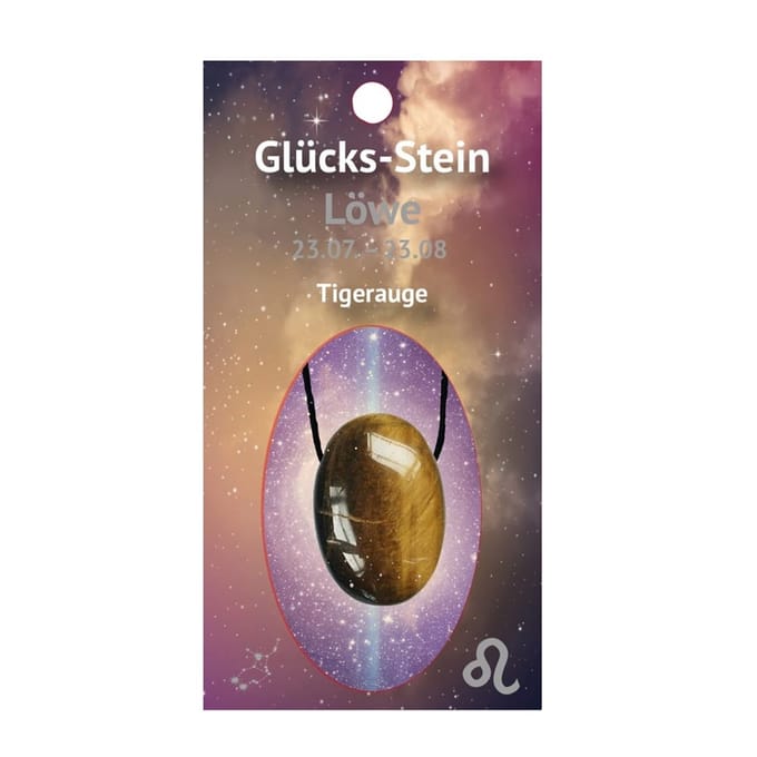 Leeuw geluksteen met Tijgeroog