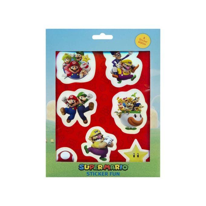 Kids Licensing Super Mario Sticker Set