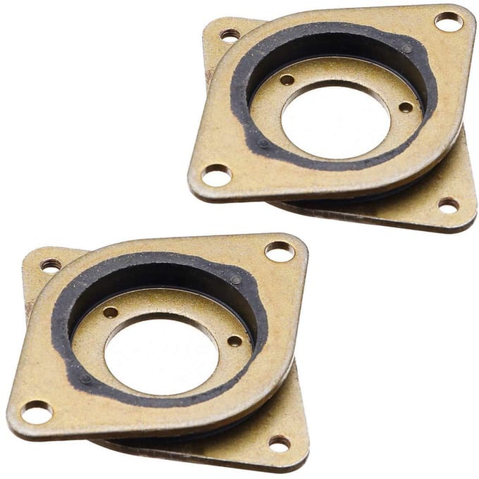 Trillingsdemper stappenmotor - Schokdemper rubber - 3D-printer stabiliseren - Energieabsorberende steunen - 2 stuks - Zwart