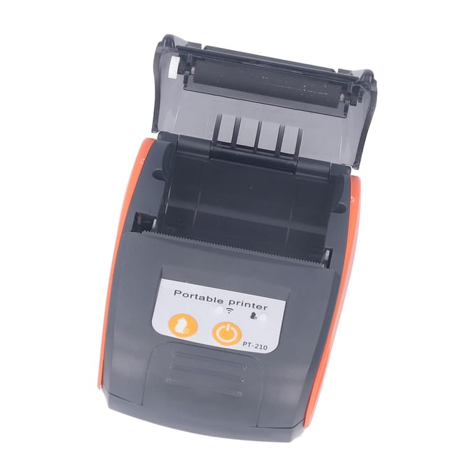 Thermische Bonprinter Bluetooth Draadloze Mini Bonprinter Compatibel Zakformaat Ticket Printen gray