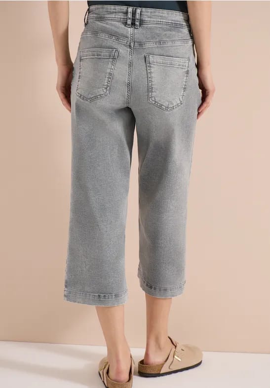 3/4 Wide Legs jeans in Loose Fit