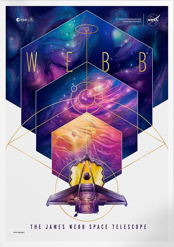 James Webb Space Telescope | Space, Astronomie & Ruimtevaart Poster | A3: 30x40 cm