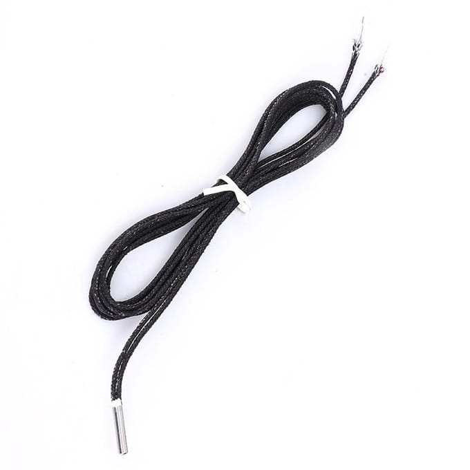 PT1000550BW PT100 Temperatuursensor Weerstand 3D Printer Platina Thermische Sensor black