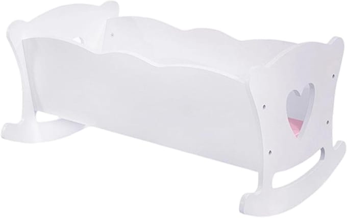 Poppenbed - Wiegenbed - Rollenspel stimuleren - Splintervrije afwerking - 58 x 375 cm - Niet gespecificeerd