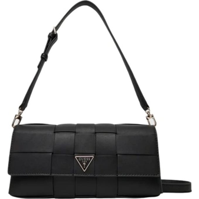 GUESS Schoudertas Maylee Flap Shoulder Bag Black Zwart