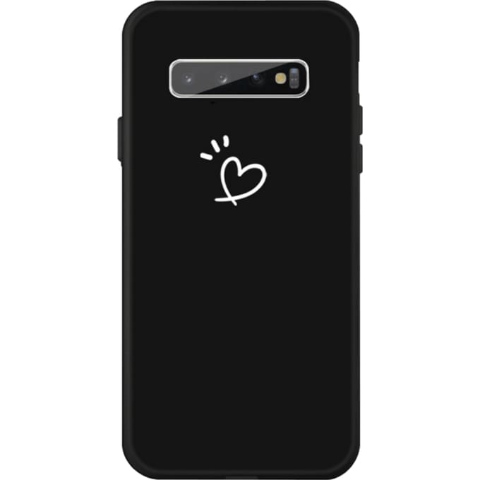 Mocaa Samsung Galaxy S10 Plus Love Heart Case Zwart