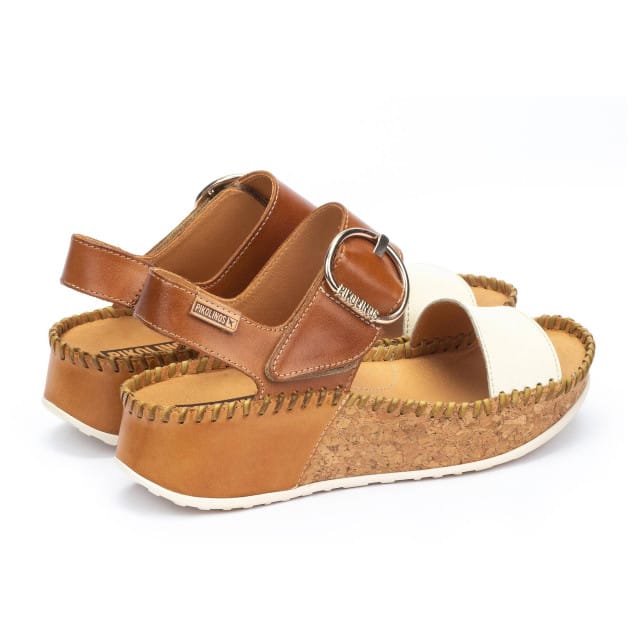 Pikolinos Marina - dames sandaal - Wit - maat 41 (EU) 8 (UK)