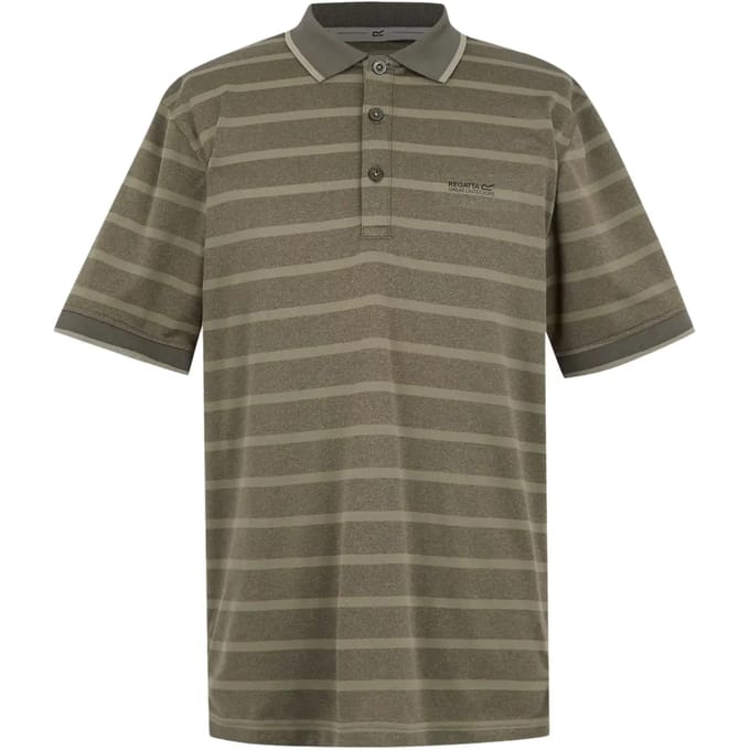 Regatta T-shirt Korte Mouwen Hiking Heren Striped Pattern