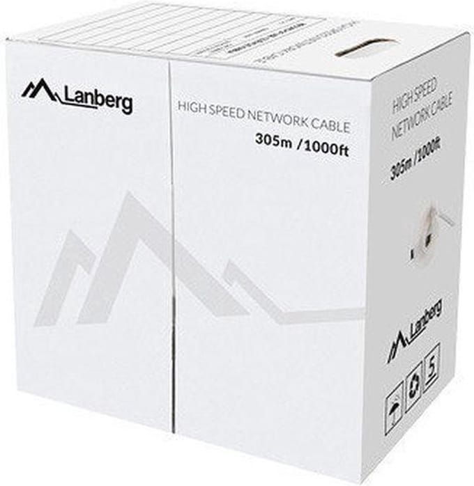 Lanberg Utp-Patchkabel Voor Router, Switch, Laptop, Computer, Zwarte Koperdraad