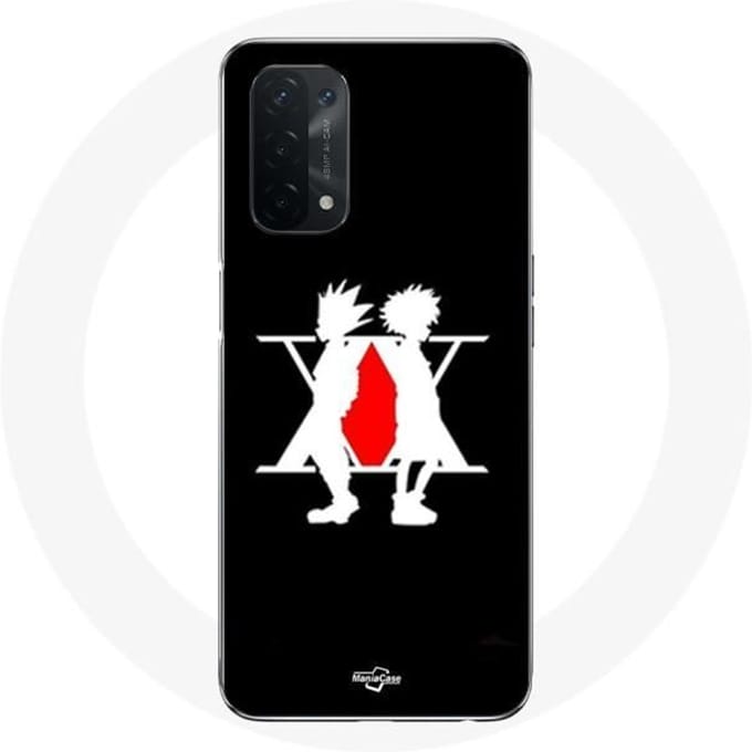 Coque - Hunter x Hunter - Oppo A54 5G - Souple - Noir - Manga Logo noir