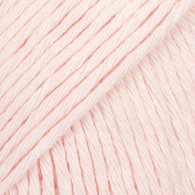 DROPS Cotton Light Uni Colour - 44 marshmallow roze - Katoen/Polyester Garen