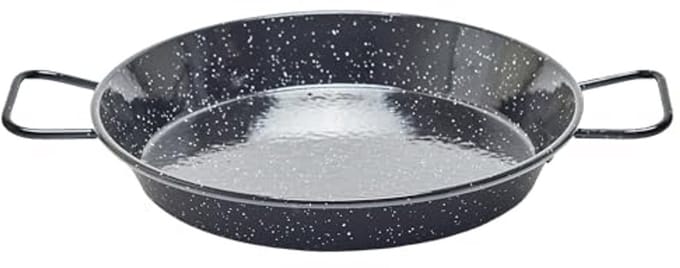 Paella Pan Geëmailleerd Staal 20 cm - Perfect voor Oven en Gas