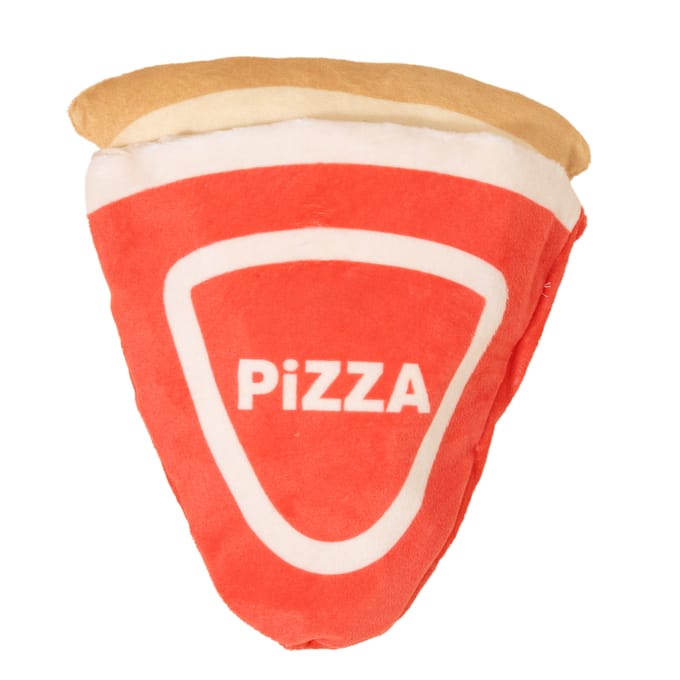 TIAKI 2in1 hondenspeelgoed pizza ca. 18x17x6,5 cm