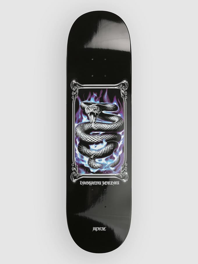 April Skateboards Dashawn Jordan Diamond Back 8.38" Skateboard Deck zwart