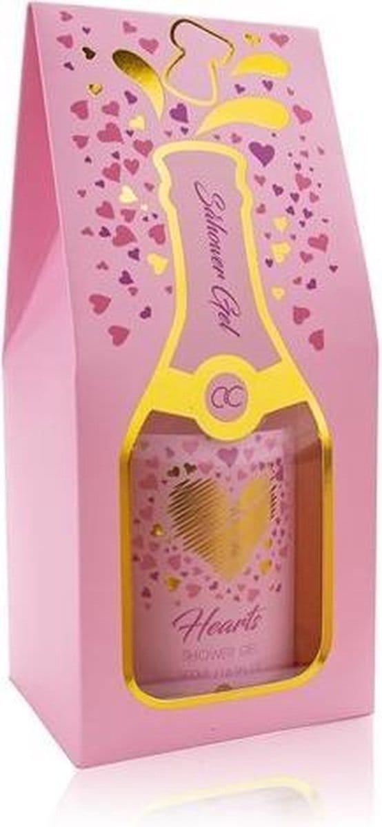BAD EN DOUCHEGEL HEARTS CHAMPAGNE BOTTLE LOOK