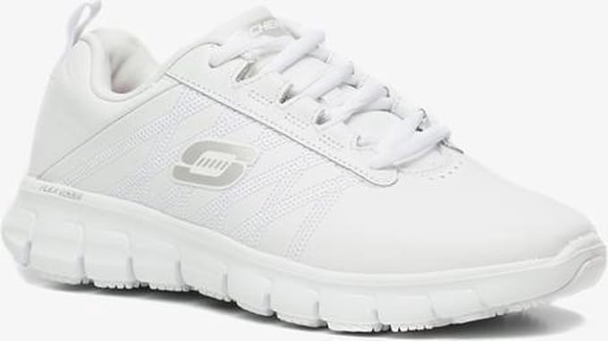Skechers Eldred - Dewey SR dames werkschoenen - Wit