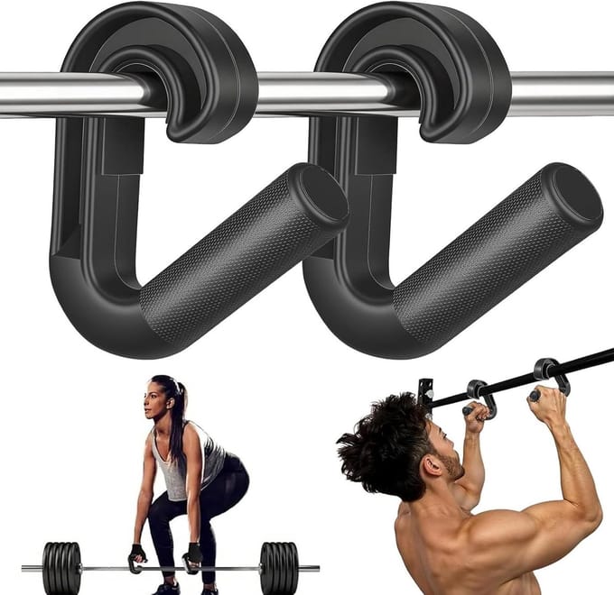 Set van 2 Pull-Up Handgrepen, D-Handle voor Fitness, Neutrale Grip voor Pull-Up Stangen, Rugtraining en Krachttraining