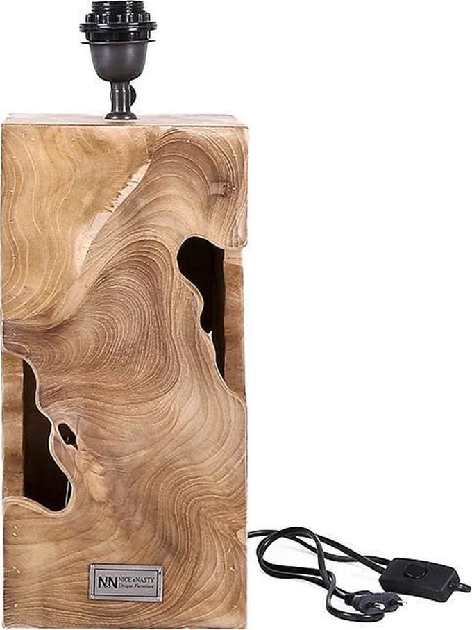 Tall Men Standing - Lampenvoet Bravo - Teakhout - H 30 cm