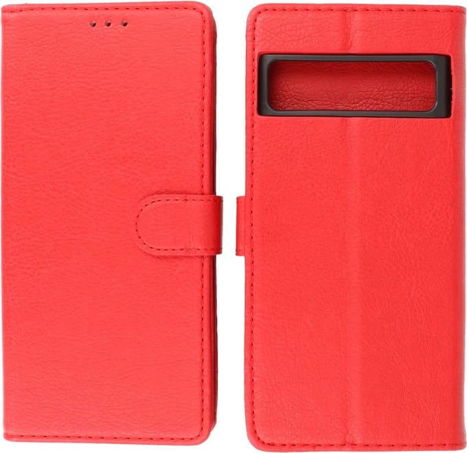 Google Pixel 8 Pro Hoesje Book Case Portemonnee Telefoonhoesje - Rood