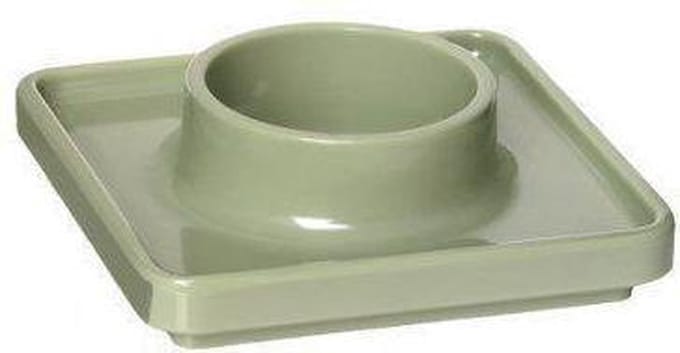 Pantone Eierdop - Vierkant - 8 x 8 x 2,35 cm - Tea 16-0213 - Licht groen