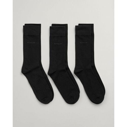 Gant Sokken Soft Cotton Socks 3Pack Zwart / male