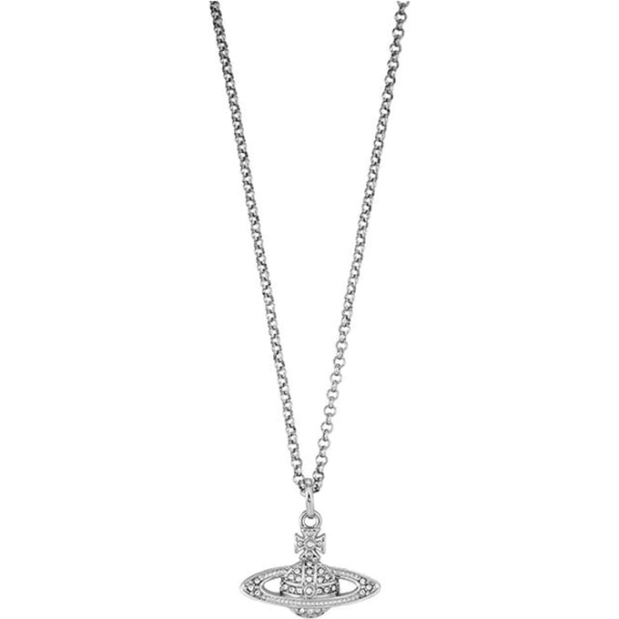 Collier pendentif Vivienne Westwood Mini Bas Relief 63020086-w110-cn Silver|F|Box white