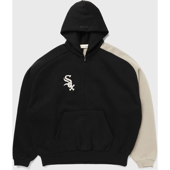 WHITE SOX RAGLAN HALF ZIP SPORT HOODIE
